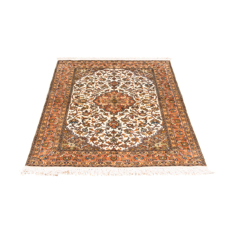 Kaschmir Seide Teppich 95x149cm - Orientteppich - beige
