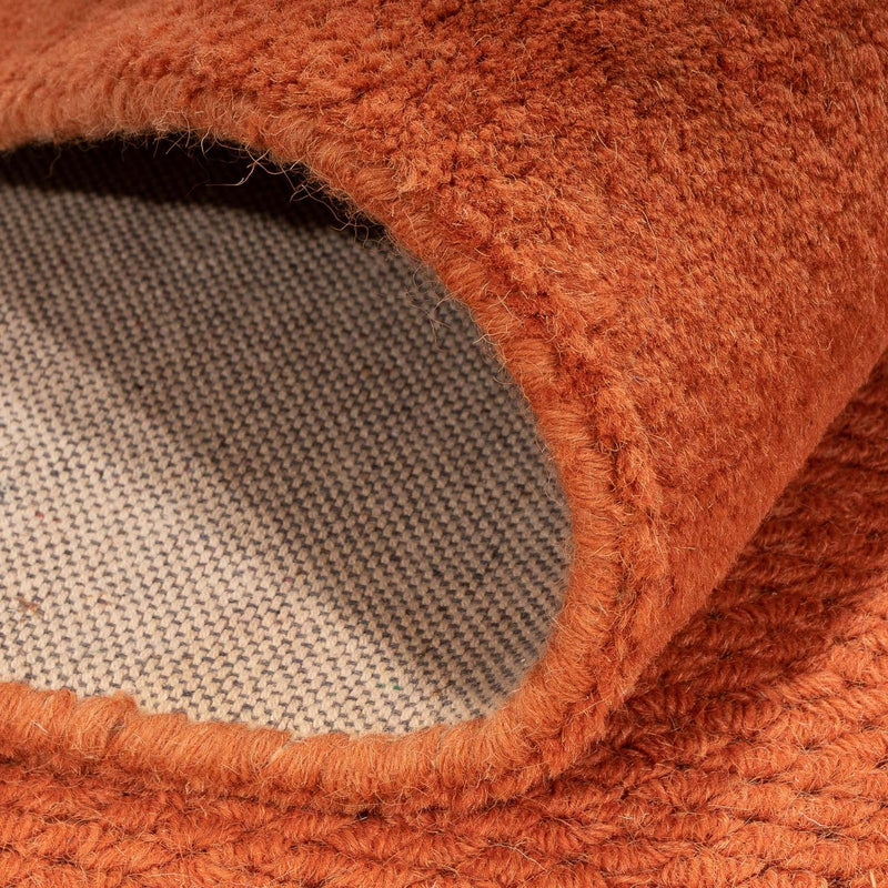 Gabbeh Teppich Indus 150x200cm - Wollteppich - rost