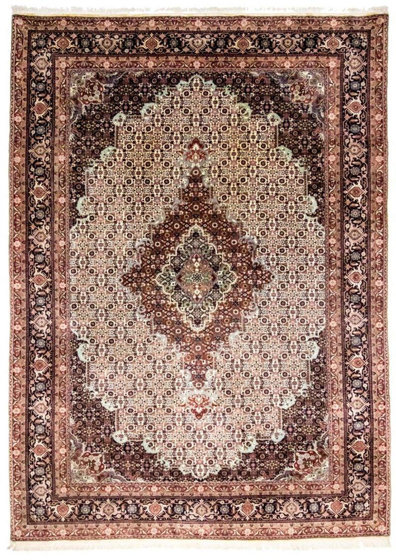 Bidjar - Takab Teppich 210x296cm - Perserteppich - blau