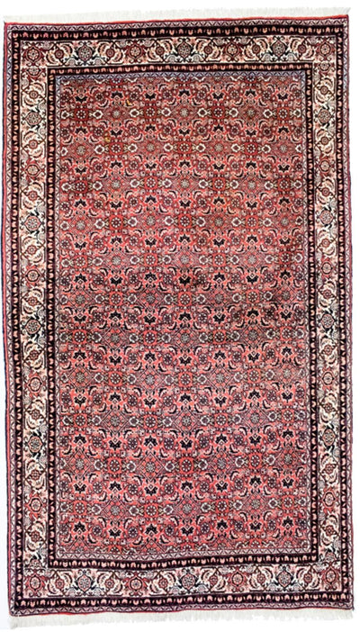 Bidjar - Zanjan Teppich 125x216cm - Perserteppich - hellrot