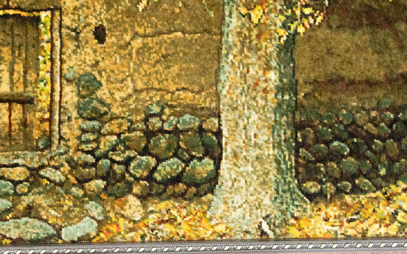 Bild-Teppich 77x98cm - Orientteppich - mehrfarbig