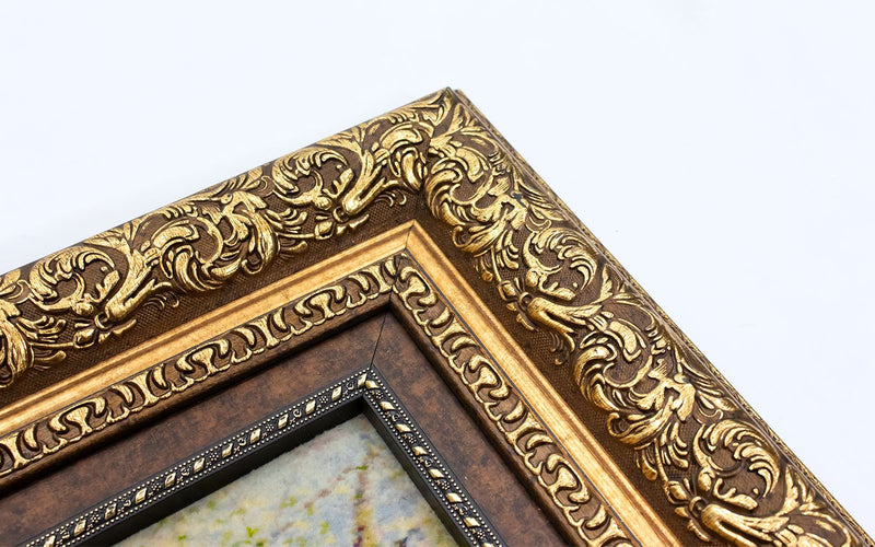 Bild-Teppich 78x98cm - Orientteppich - mehrfarbig