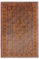 Täbriz - 50 Raj Teppich 74x110cm - Perserteppich - blau