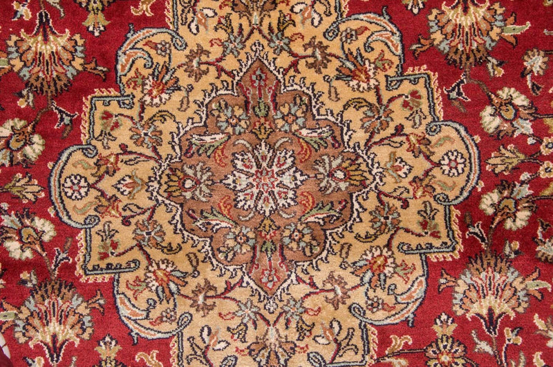 Kaschmir Seide Teppich 170x245cm - Orientteppich - rot