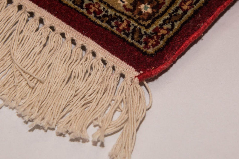 Kaschmir Seide Teppich 170x245cm - Orientteppich - rot