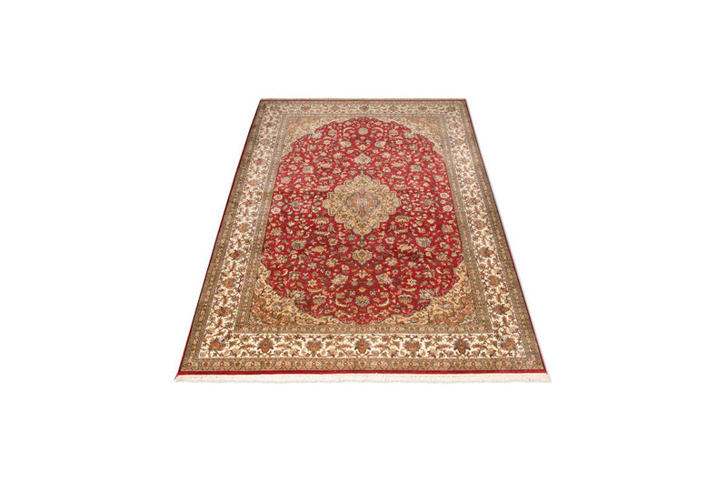 Kaschmir Seide Teppich 170x245cm - Orientteppich - rot
