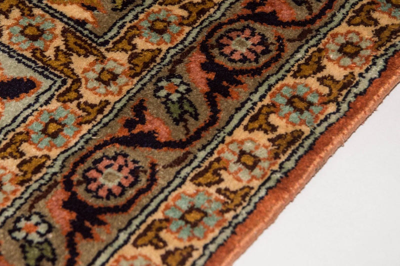 Kaschmir Seide Teppich 80x305cm - Orientteppich - mehrfarbig