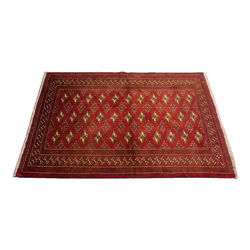 Turkaman Teppich 95x123cm - Orientteppich - rot