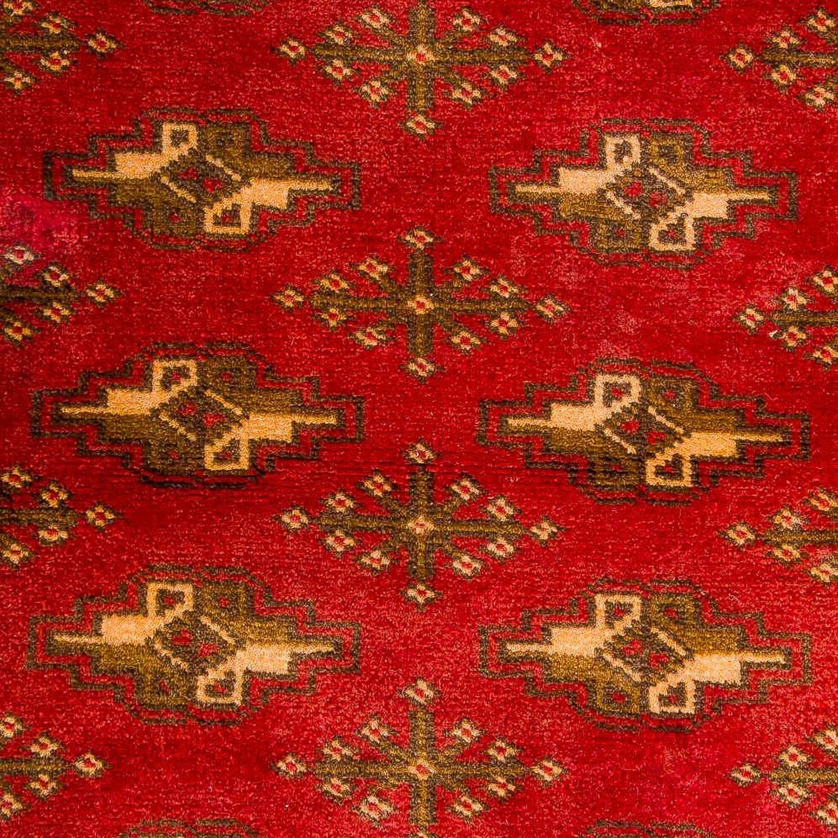 Turkaman Teppich 95x123cm - Orientteppich - rot