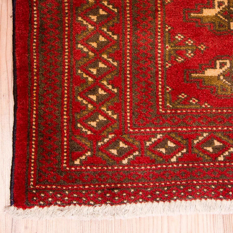 Turkaman Teppich 95x123cm - Orientteppich - rot