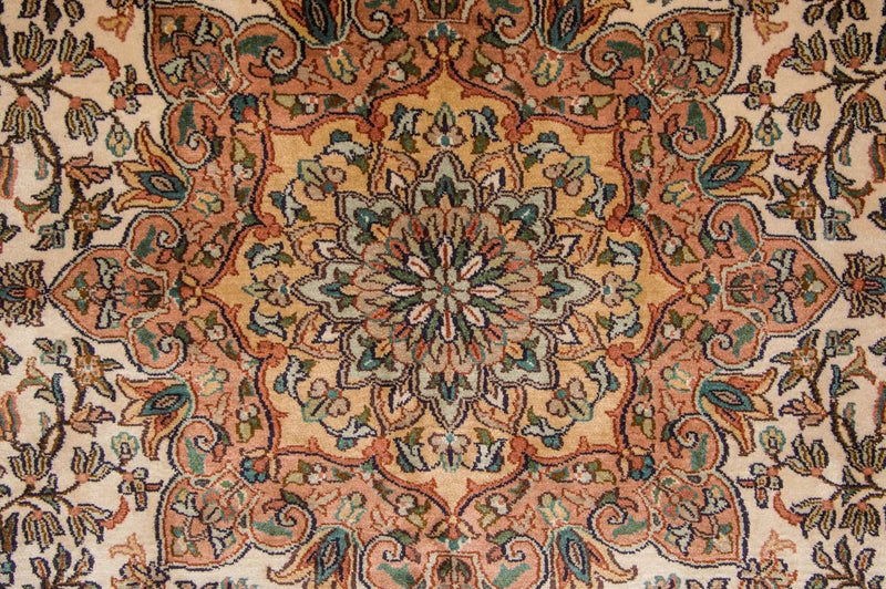 Kaschmir Seide Teppich 173x295cm - Orientteppich - beige