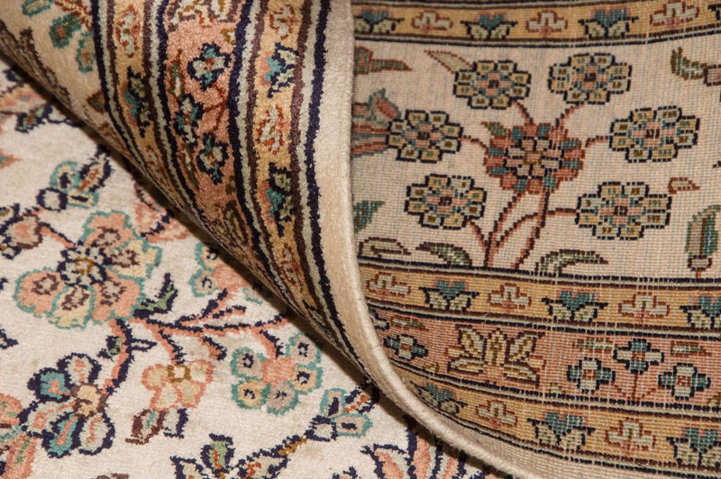 Kaschmir Seide Teppich 173x295cm - Orientteppich - beige
