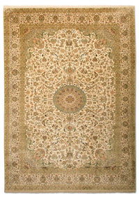 Kaschmir Seide Teppich 213x314cm - Orientteppich - beige – product image