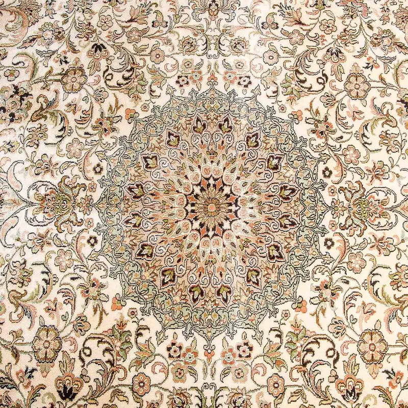 Kaschmir Seide Teppich 213x314cm - Orientteppich - beige