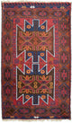 Belutsch Teppich 79x133cm - Orientteppich - rot