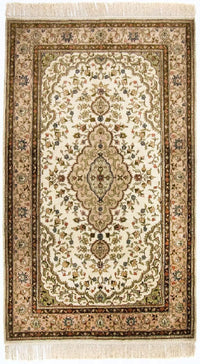 China Seide Teppich 91x152cm - Orientteppich - beige – product image