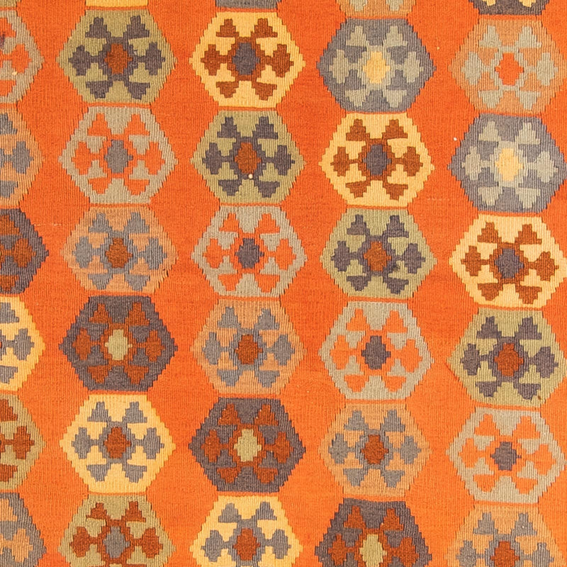 Kelim Teppich Old 140x290cm - mehrfarbig