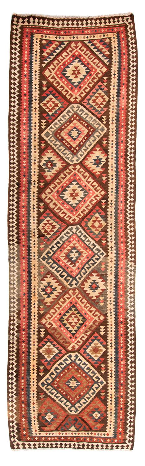 Kelim Teppich - Old 135 x 402 cm - mehrfarbig