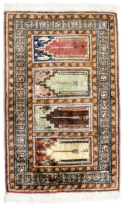 Kayseri Teppich 66x104cm - Orientteppich - mehrfarbig