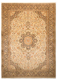 Kaschmir Seide Teppich 234x342cm - Orientteppich - beige – product image