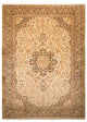 Kaschmir Seide Teppich 234x342cm - Orientteppich - beige