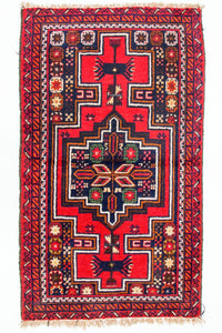 Belutsch Teppich 73x126cm - Orientteppich - rot – product image