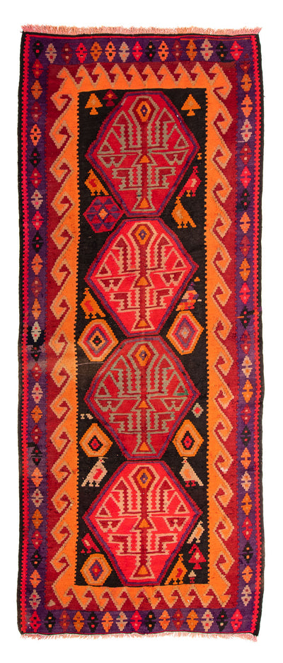 Kelim Teppich Old 142x150cm - mehrfarbig