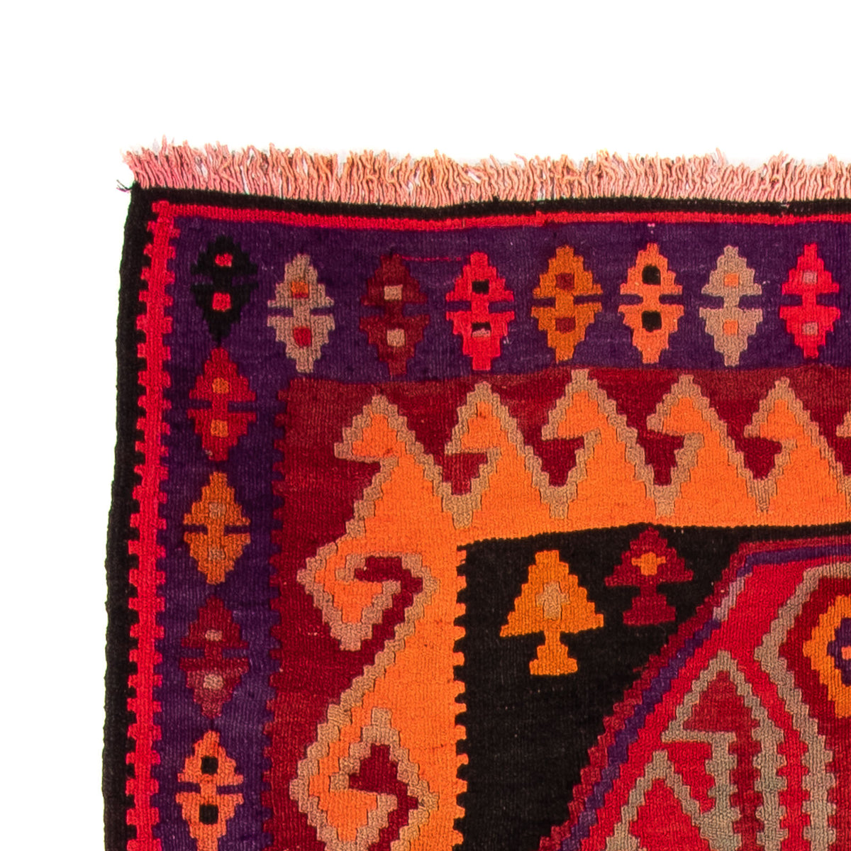 Kelim Teppich Old 142x150cm - mehrfarbig