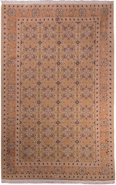 Täbriz - 50 Raj Teppich 202x303cm - Perserteppich - braun