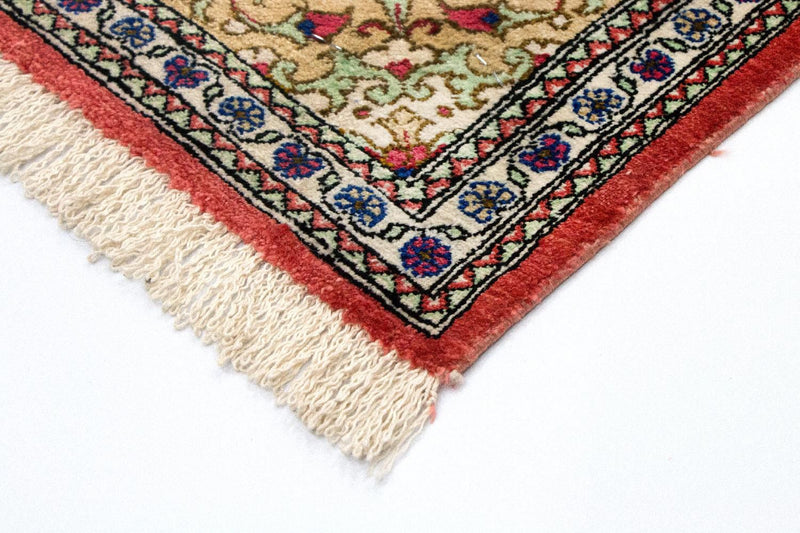 Ghom - Seide Teppich 56x75cm - Perserteppich - blau