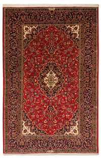 Keshan Teppich 141x216cm - Perserteppich - rot – product image
