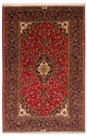 Keshan Teppich 141x216cm - Perserteppich - rot