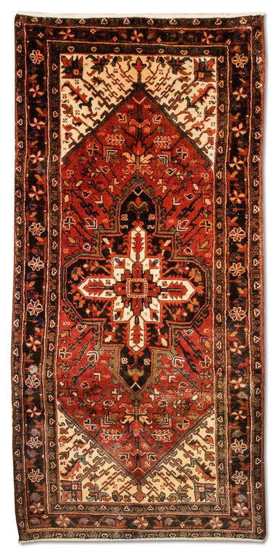 Garawan Teppich 115x267cm - Perserteppich - rost