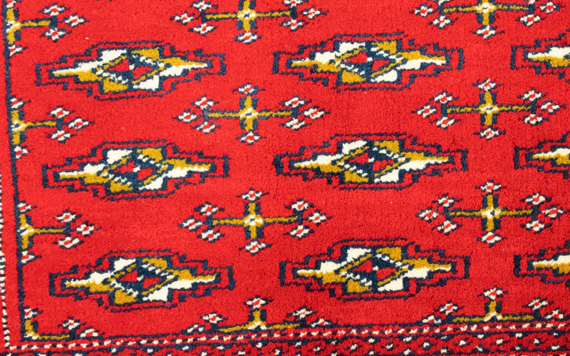 Turkaman Teppich 50x100cm - Orientteppich - rot