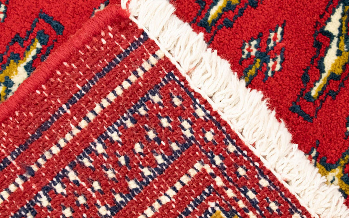 Turkaman Teppich 50x100cm - Orientteppich - rot