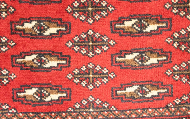 Turkaman Teppich 50x100cm - Orientteppich - rot