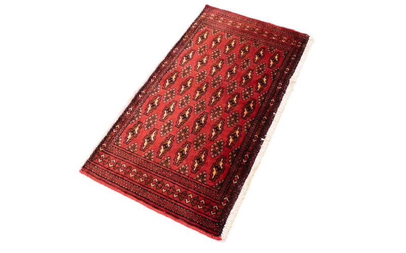 Turkaman Teppich 50x100cm - Orientteppich - rot