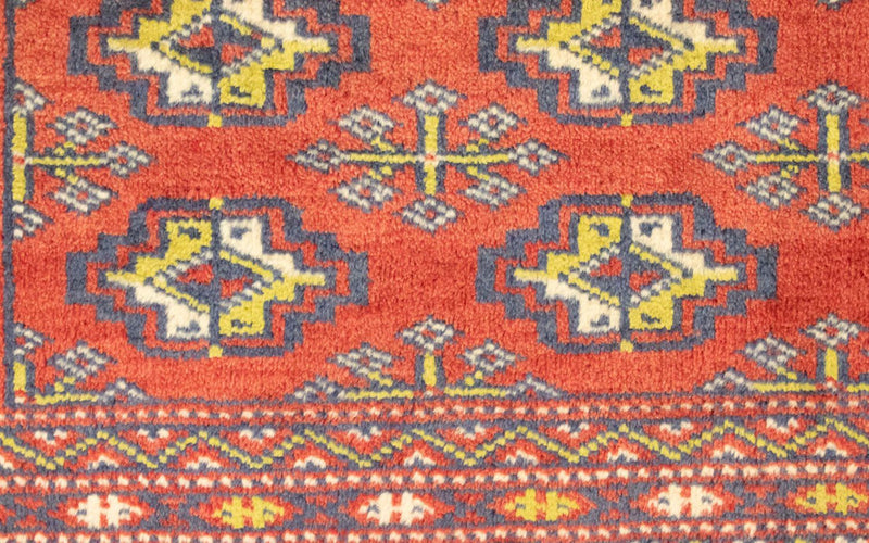 Turkaman Teppich 50x100cm - Orientteppich - rot