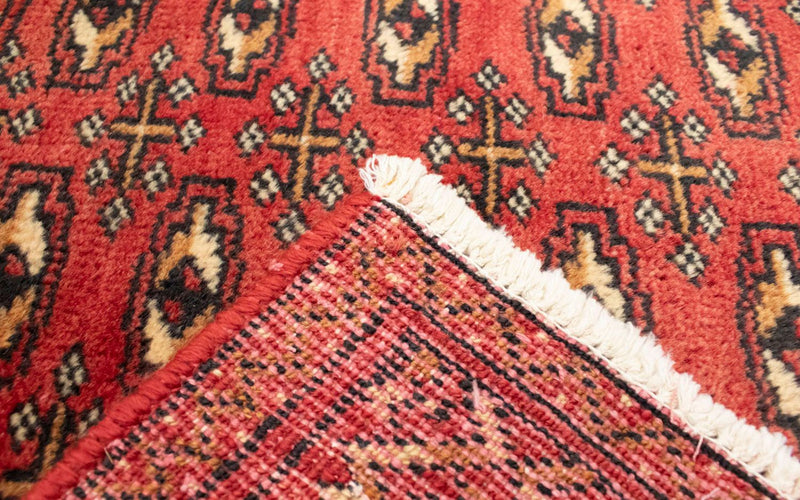 Turkaman Teppich 50x100cm - Orientteppich - rot