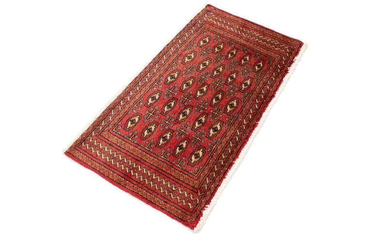 Turkaman Teppich 50x100cm - Orientteppich - rot