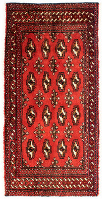 Turkaman Teppich 50x100cm - Orientteppich - rot – product image