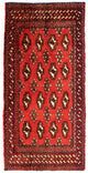 Turkaman Teppich 50x100cm - Orientteppich - rot