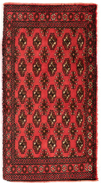 Turkaman Teppich 50x100cm - Orientteppich - rot – product image