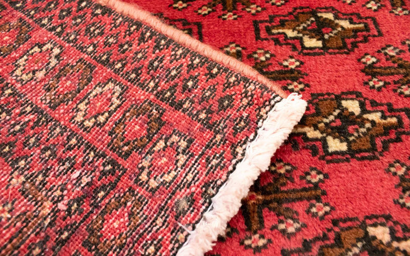 Turkaman Teppich 50x100cm - Orientteppich - rot