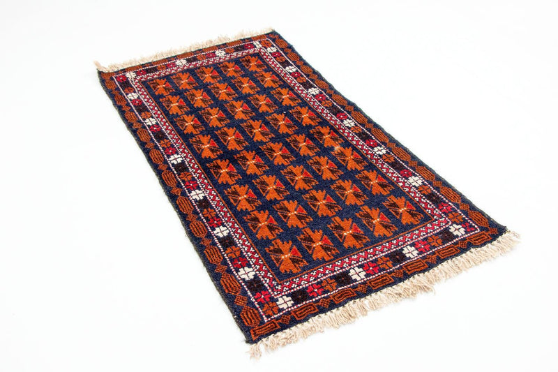 Belutsch Teppich 77x136cm - Orientteppich - blau