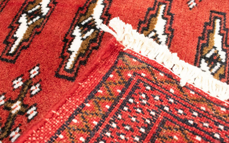 Turkaman Teppich 50x100cm - Orientteppich - rot