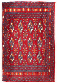 Turkaman Teppich 50x100cm - Orientteppich - rot – product image