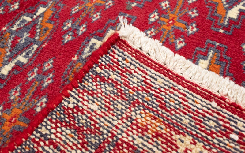Turkaman Teppich 50x100cm - Orientteppich - rot