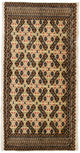 Turkaman Teppich 50x100cm - Orientteppich - beige