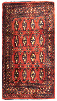 Turkaman Teppich 50x100cm - Orientteppich - rot – product image